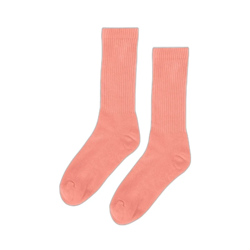 Image of Colorful Standard Football Socks Colorful Standard Organic Active Bright Coral Rose Unisex 41/46