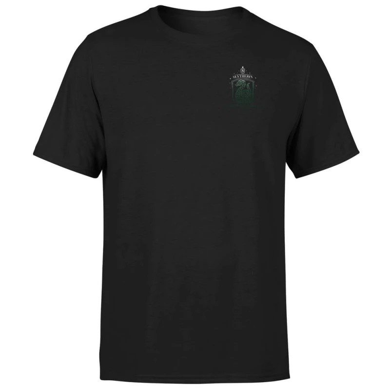 Image of Harry Potter Ombre Slytherin Sigil Mens T-Shirt - Black - S - Black