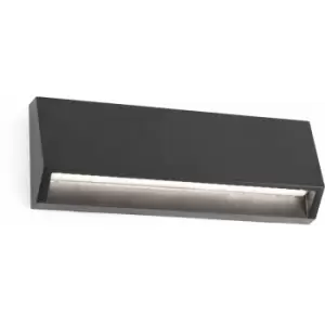 Image of Dark gray garden wall lamp Must