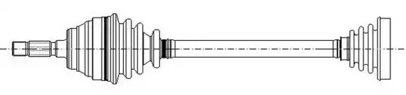 Image of ERA Benelux DA65482 Drive shaft Front Axle Left Drive Shaft (13)