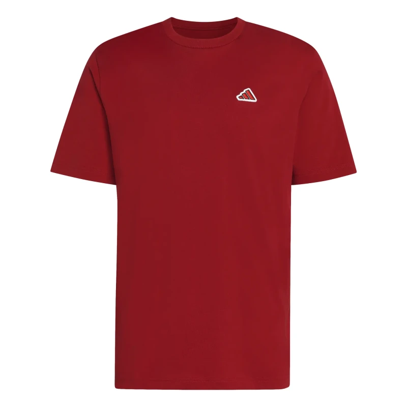 Image of Adidas T-Shirt adidas Icon Graphic Rouge Male M