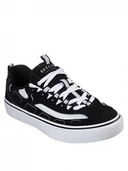 Image of Skechers V'Lites Plimsoll - Black/Silver