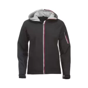 Image of Clique Womens/Ladies Seabrook Hooded Jacket (XL) (Black)