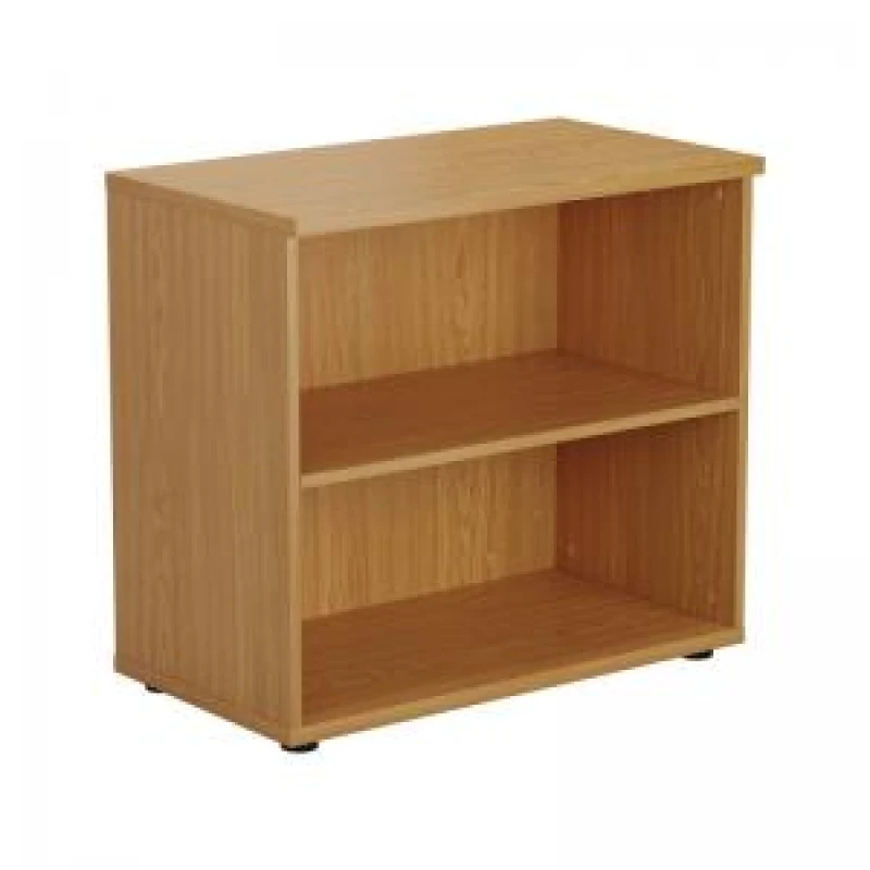 Image of First 1 Shelf Wooden Bookcase 800x450x700mm Nova Oak KF803782