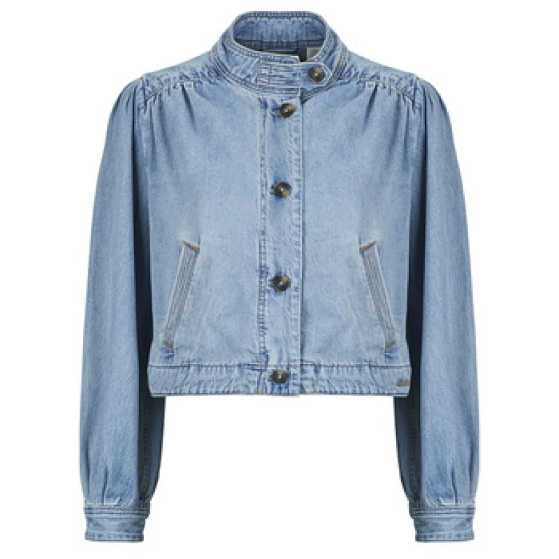Image of Levis PARKER PRETTY SHORT COAT womens Denim jacket in Blue