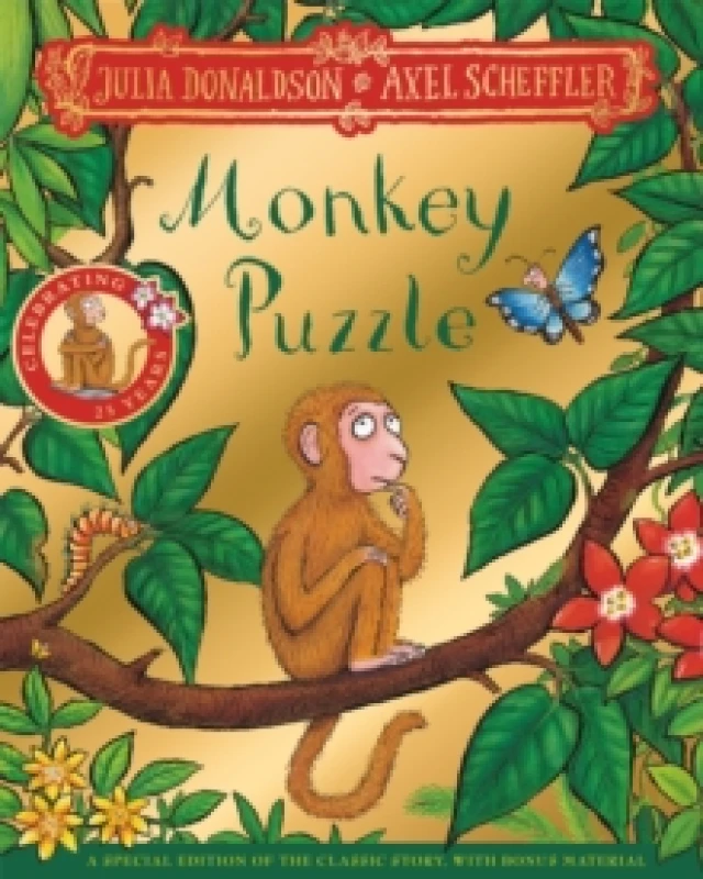 Image of Monkey Puzzle 25th Anniversary Edition : with a shiny gold foil cover and fun activities to make and do! Paperback / softback