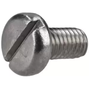 image of R-TECH 337084 Slotted Pan Head A2 Stainless Steel Screws M3 6mm - ...