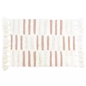 Image of Tassel Stitch Bath Mat Pecan