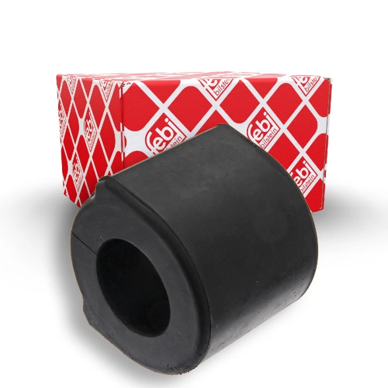 Image of FEBI BILSTEIN 14712 Stabilizer Bushes Front Axle, Rubber Rubber Anti-roll Bar Bush Kit (1334)