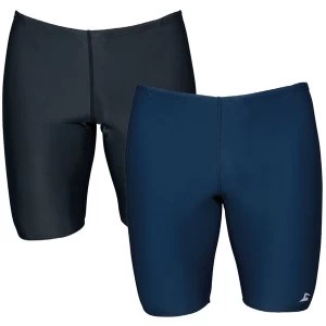 image of SwimTech Jammer Black Swim Shorts Junior - 24"