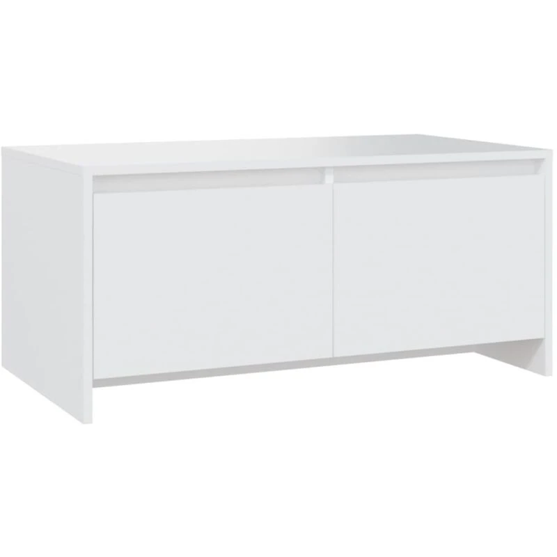Image of VIDAXL Vidaxl - Coffee Table White 90x50x41.5cm Engineered Wood 8720286835593