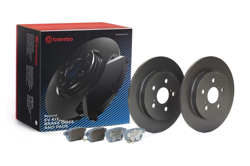 Image of BREMBO Brake discs and pads set BREMBO KT 08 068