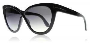 image of Tom Ford Arabella Sunglasses Shiny Black 01D Polariserade 59mm