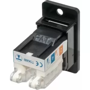 Image of Tuk Ltd - SLJBpm lokjac Category 6 Toolless Locking Low Profile Panel Mount Socket