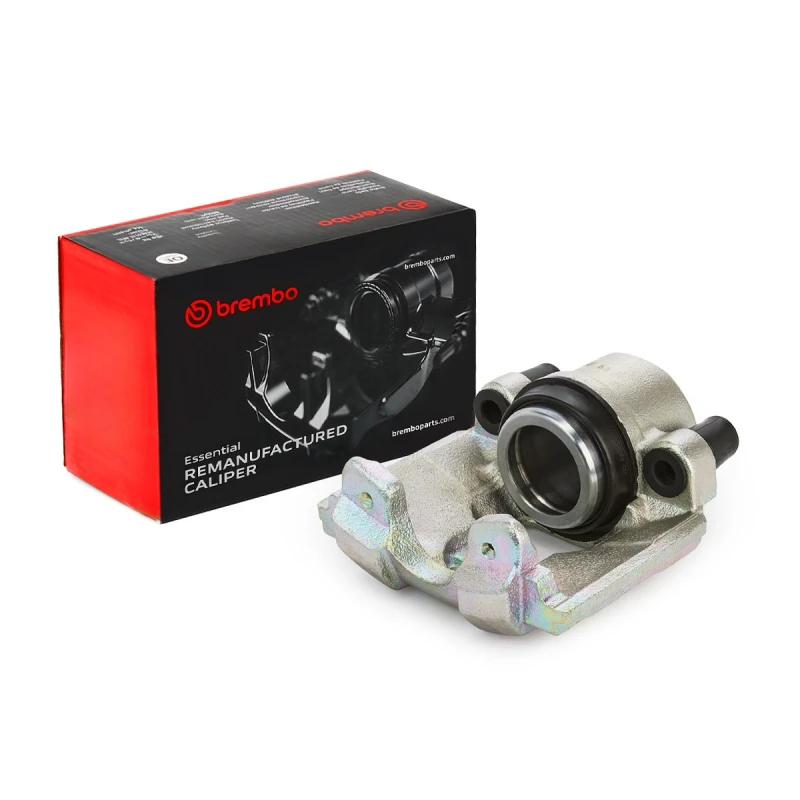 Image of BREMBO F 83 251 Brake caliper ESSENTIAL LINE Front Axle Right Grey Cast Iron Brake Caliper (78)