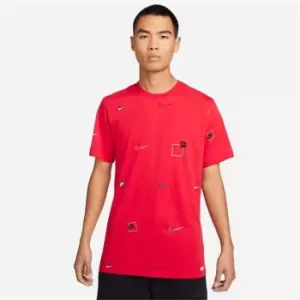 Image of Nike Logo T-Shirt Mens - Red
