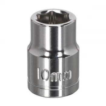 image of Sealey S0577 WallDrive Socket 10mm 3/8"Sq Drive