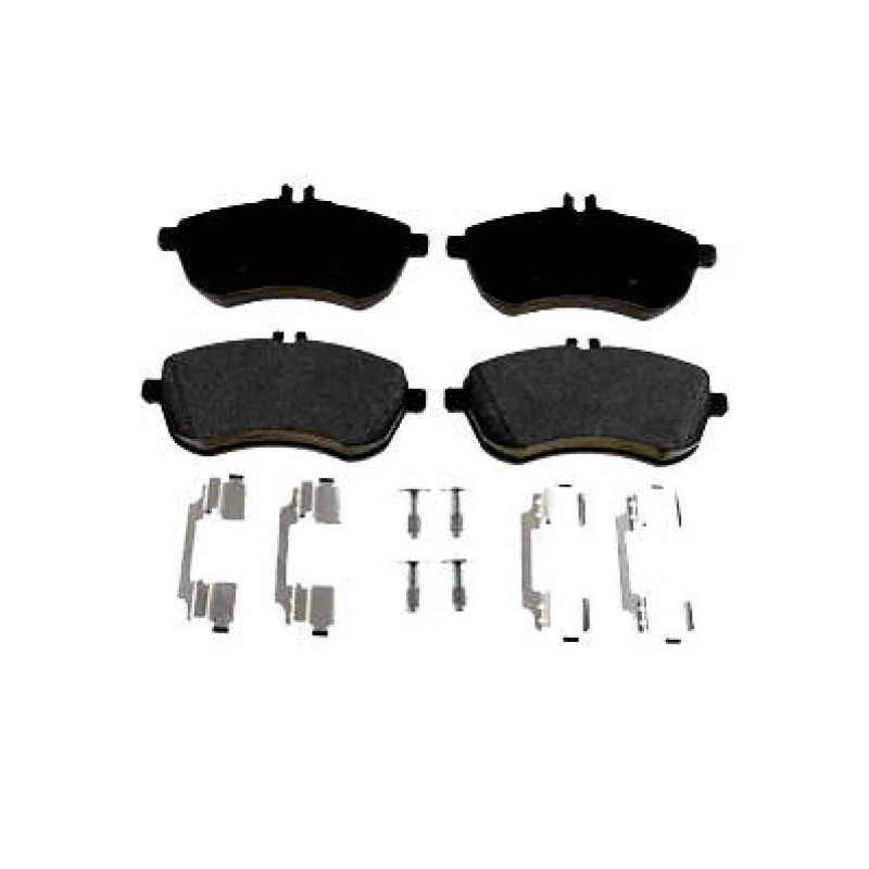 Image of ZIMMERMANN 24306.205.3 Brake pad set Front Axle, prepared for wear warning indicator, Photo corresponds to scope of supply, with bolts/screws Brake P
