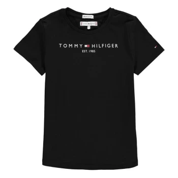 Image of Tommy Hilfiger Essential Tee S/S Girls - Black