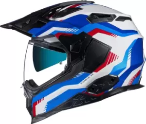 Image of Nexx X.Wed 2 Columbus Helmet, white-red-blue, Size 2XL, white-red-blue, Size 2XL
