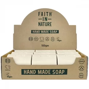 Image of Faith in Nature Box of 18 Unwrapped Natural Hand Made Tea Tree Soaps