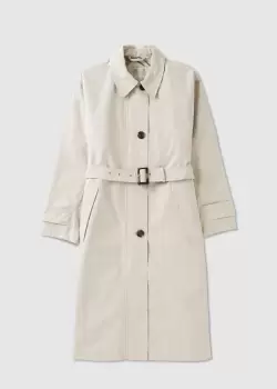 Image of Barbour Womens Somerland Waterproof Trench Coat In Black Ancient Poplar