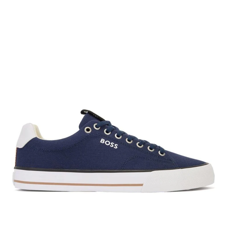 Image of Boss Aiden Tennis Trainers Dark Blue male UK 5