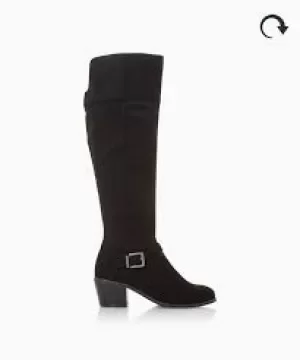 Image of Head Over Heels by Dune Black 'Tinsleyy' Over The Knee Boots - 3