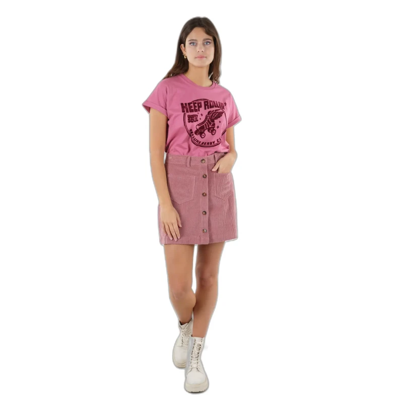 Image of Deeluxe Womens velvet skirt Deeluxe Praline Rose Female 36