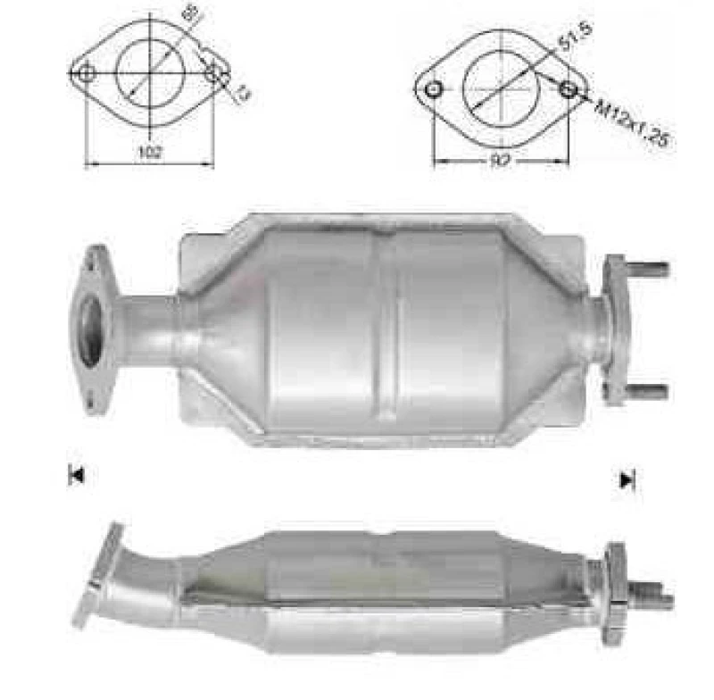Image of Catalytic converter VEGAZ HUK-310