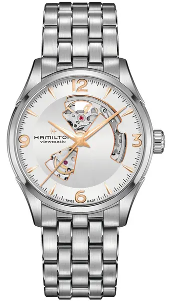 Image of Hamilton Watch Jazzmaster Open Heart - Silver HM-959