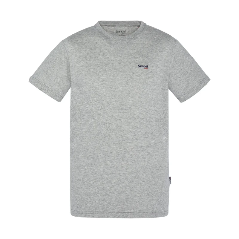 Image of Schott T-Shirt Schott Casual Gris Male M