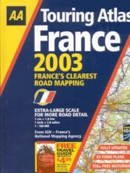 Image of Aa Touring Atlas France 2003 by Institut Gographique National Paperback