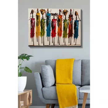 Image of Kanvas Tablo (70 x 100) - 125 Multicolor Decorative Canvas Painting