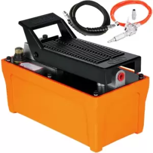 Image of B-70bq Oem Rolling Jack Pump Air Over Hydraulic Foot Pump With Hose