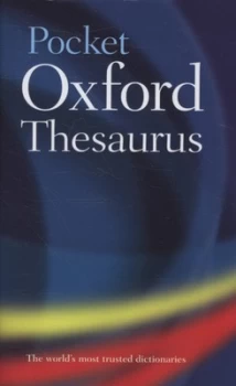 Image of Pocket Oxford Thesaurus by Oxford Dictionaries Hardback