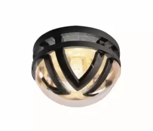 Image of Frida Outdoor Surface Mounted Ceiling Light Graphite IP54