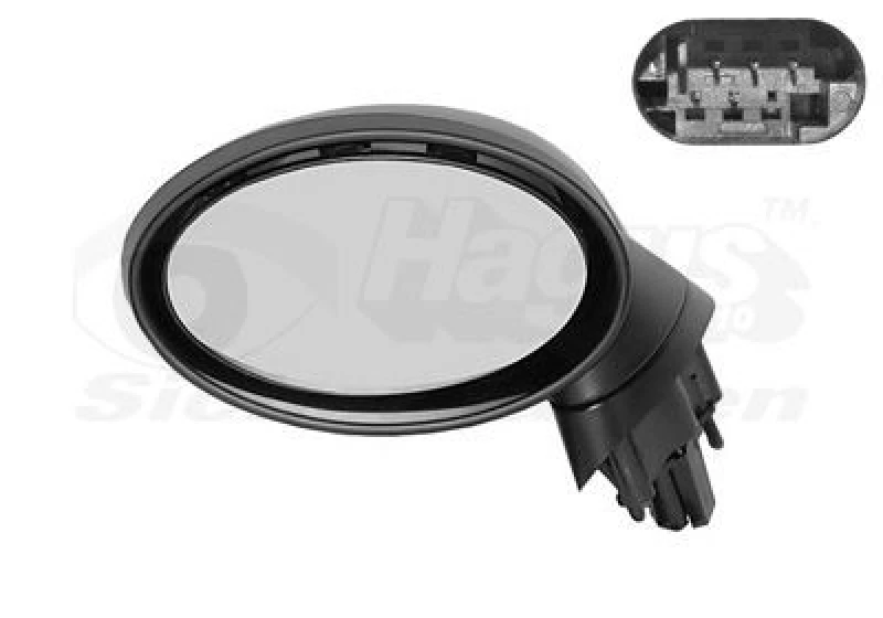 Image of VAN WEZEL Wing mirror VAN WEZEL 0502807