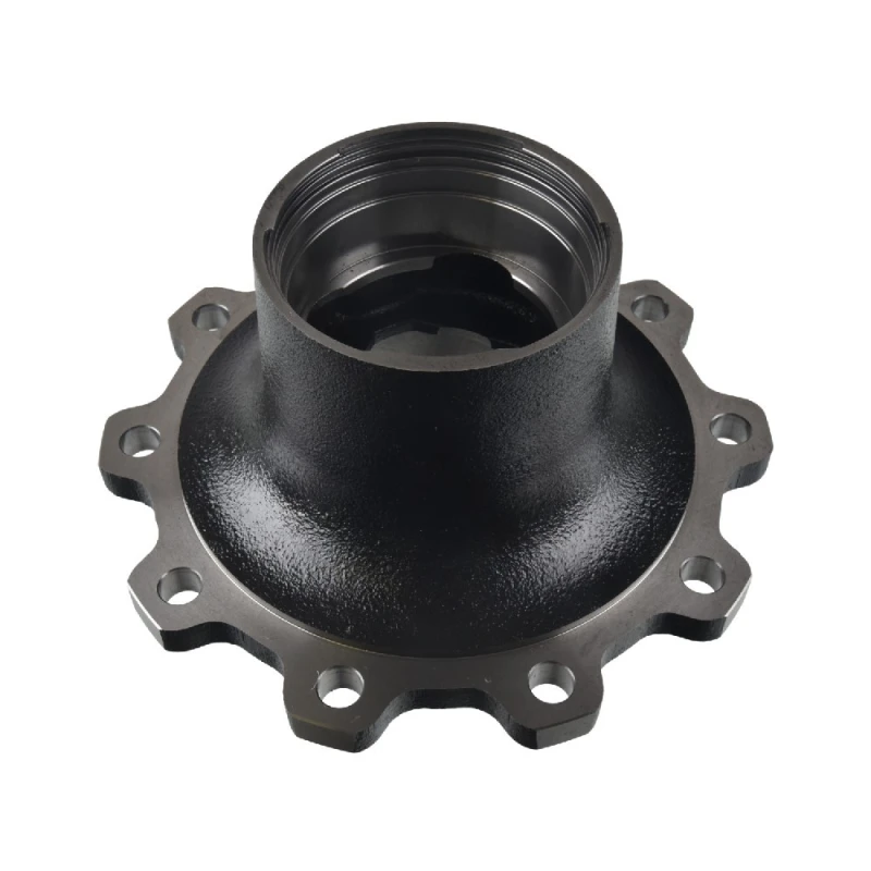 Image of FEBI BILSTEIN 176493 Wheel Hub Rear Axle, without wheel bearing Wheel Hub (653)