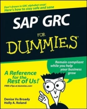 Image of Sap Grc for Dummies by Denise Vu Broady Paperback