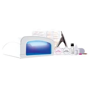 image of Rio Professional Nail Lamp and French Manicure Kit Clear