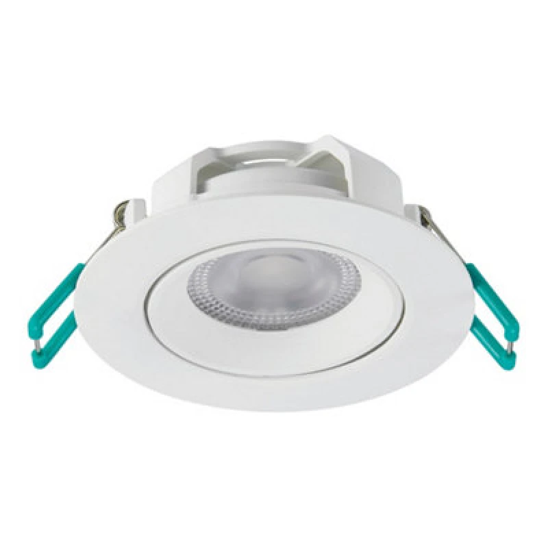 Image of Sylvania Sylspot Neos LED Recessed Spotlight 4.8W 400 Lumens Ip44/20 White - Pack Of 10