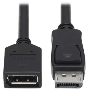 Image of Tripp Lite P579-006 DisplayPort Extension Cable with Latch 4K @ 60 Hz HDCP 2.2 (M/F) 6 ft. (1.83 m)