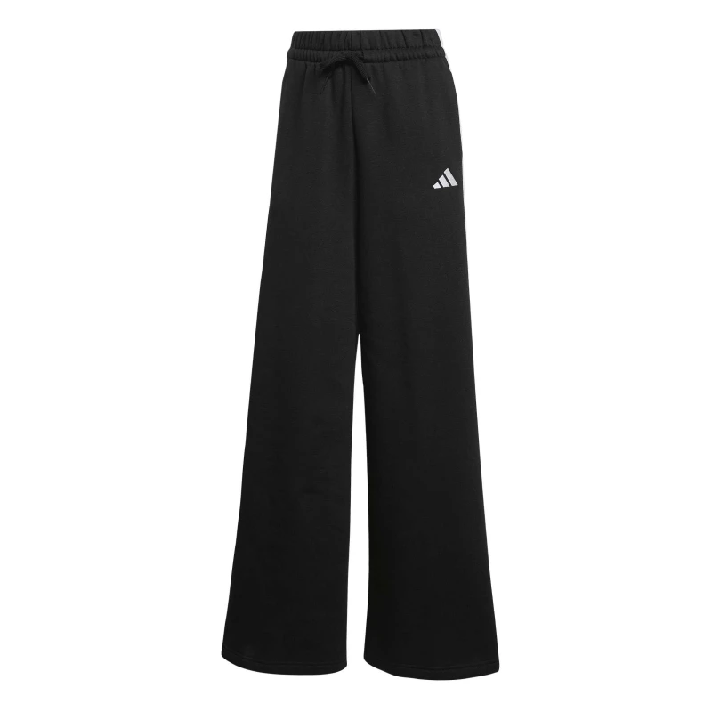 Image of adidas Essentials Wide Leg Fleece Pant Womens Black female XL (20-22)