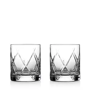 image of Waterford Olann Double Old Fashioned Glass, Set of 2