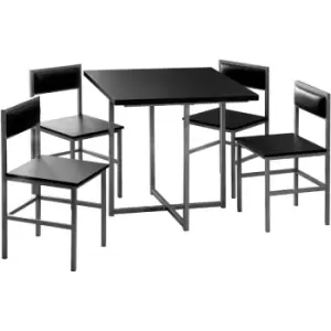 image of 4 Chair Square Dining Set