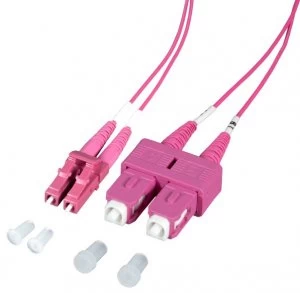 Image of 10m Fibre Duplex Om4 50 125 Lszh Sclc