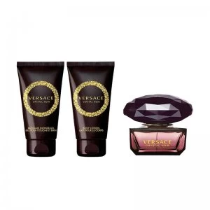 image of Versace Crystal Noir Gift Set 90ml