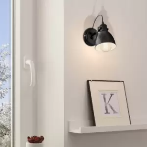 Image of Eglo Priddy Wall Light - Black