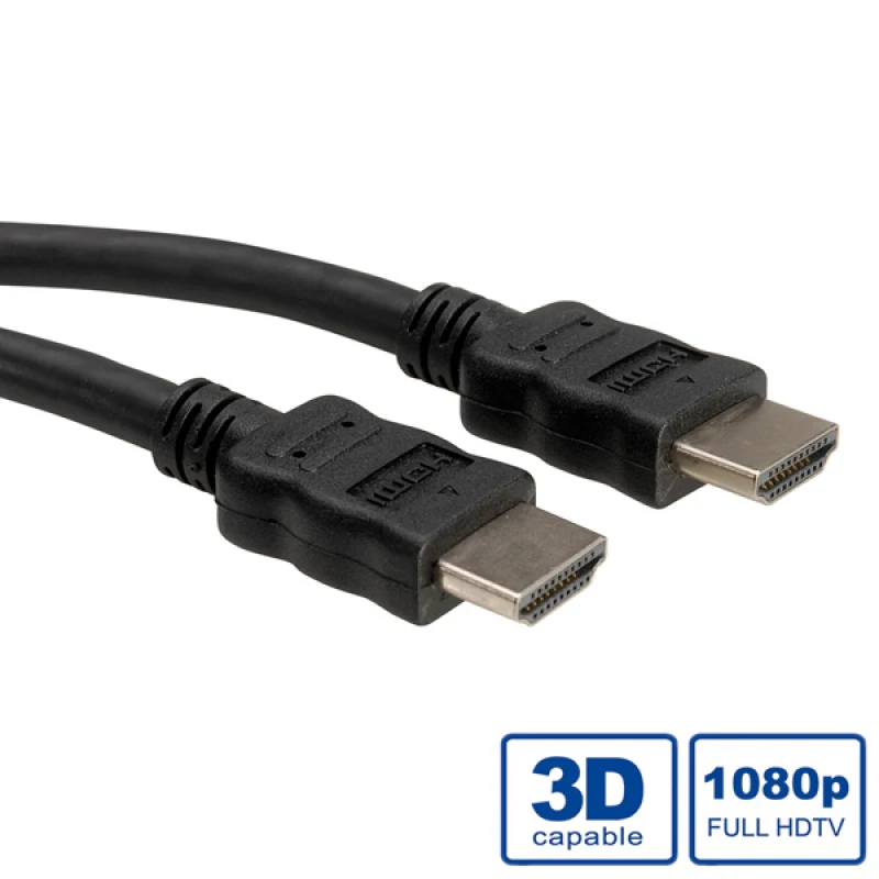 Image of ROLINE HDMI High Speed Cable with Ethernet. HDMI M - HDMI M. LSOH 5 m